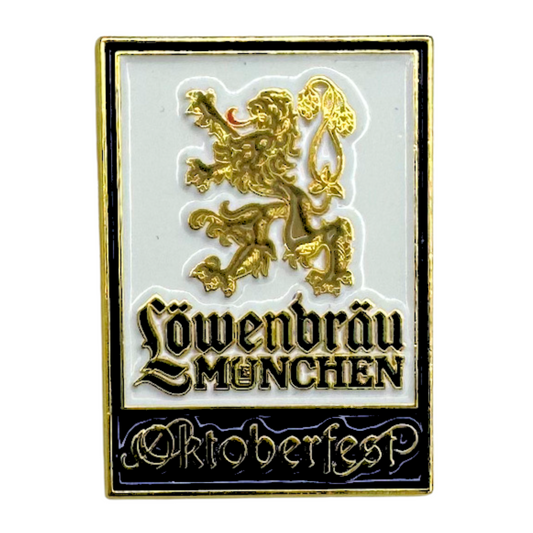 Oktoberfest™ Pin Löwenbräu Logo Weiß