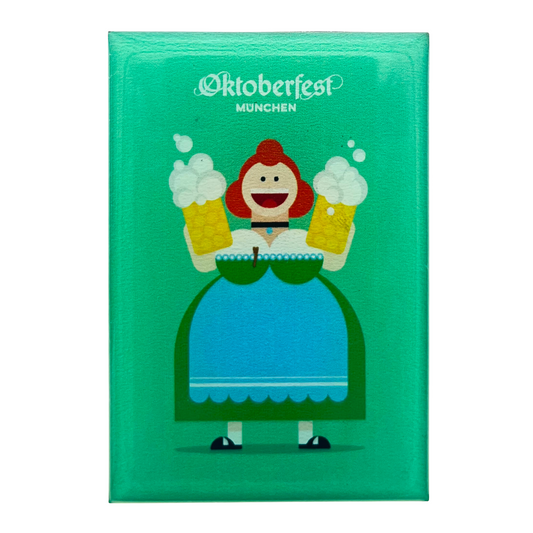 Oktoberfest Munich™ Happy Bavaria Magnet Vroni