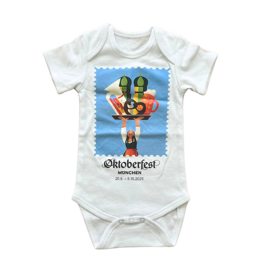 Oktoberfest™ Strampler  Jahresmotiv 2025 Weiß