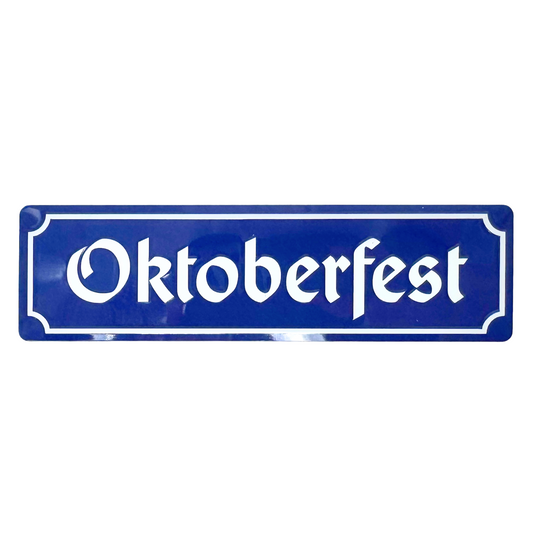Oktoberfest™ Blechmagnet Straßenschild