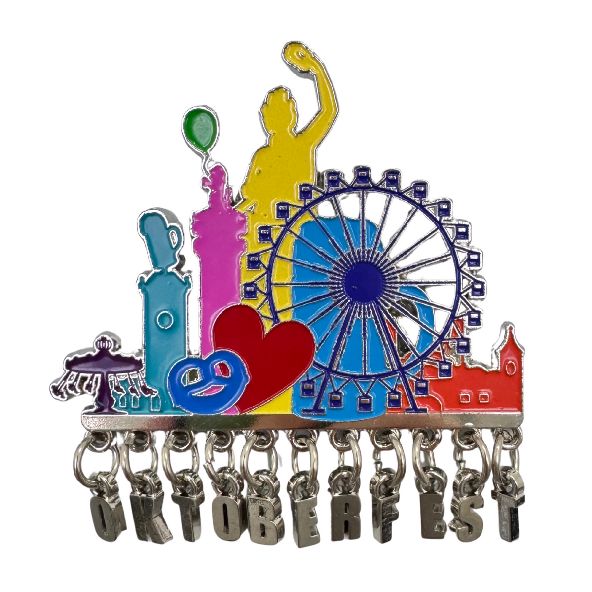 Oktoberfest™ Metallmagnet Skyline Charms