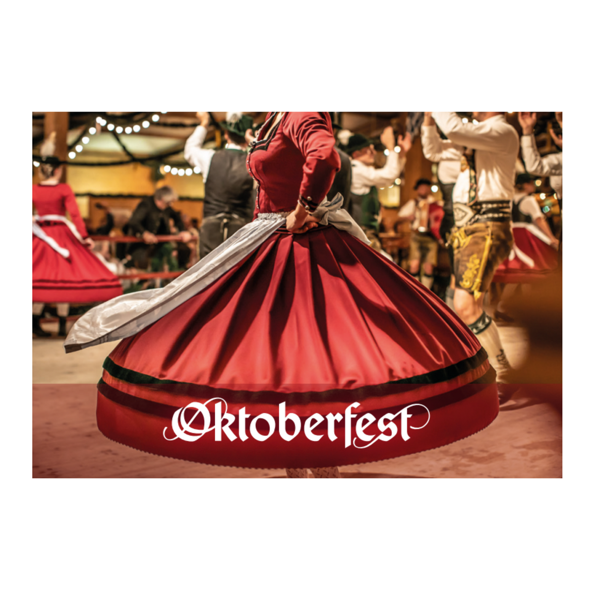 Oktoberfest™ Fotomagnet Tanz