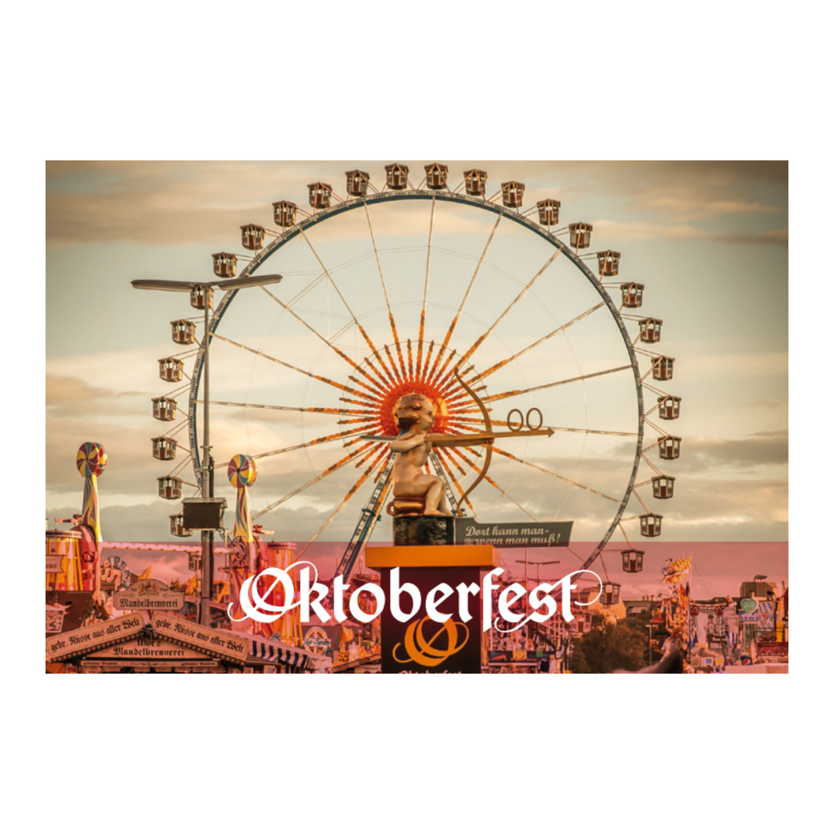 Oktoberfest™ Fotomagnet Wiesn Riesenrad