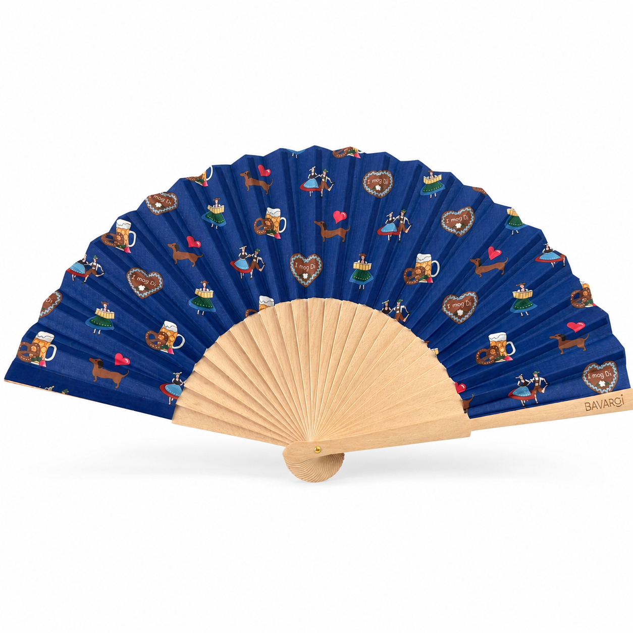 Fächer Bayerische Icons Blau