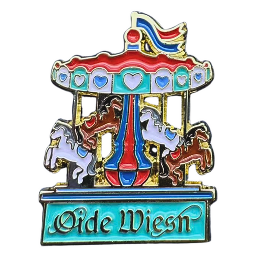 Oide Wiesn™ Pin Pferdekarussell