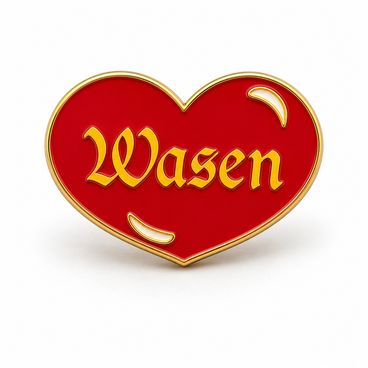 Anstecker Wasen Herz