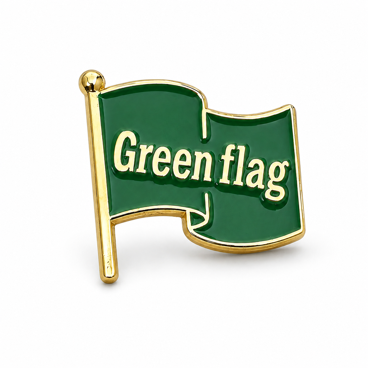 Anstecker Green Flag