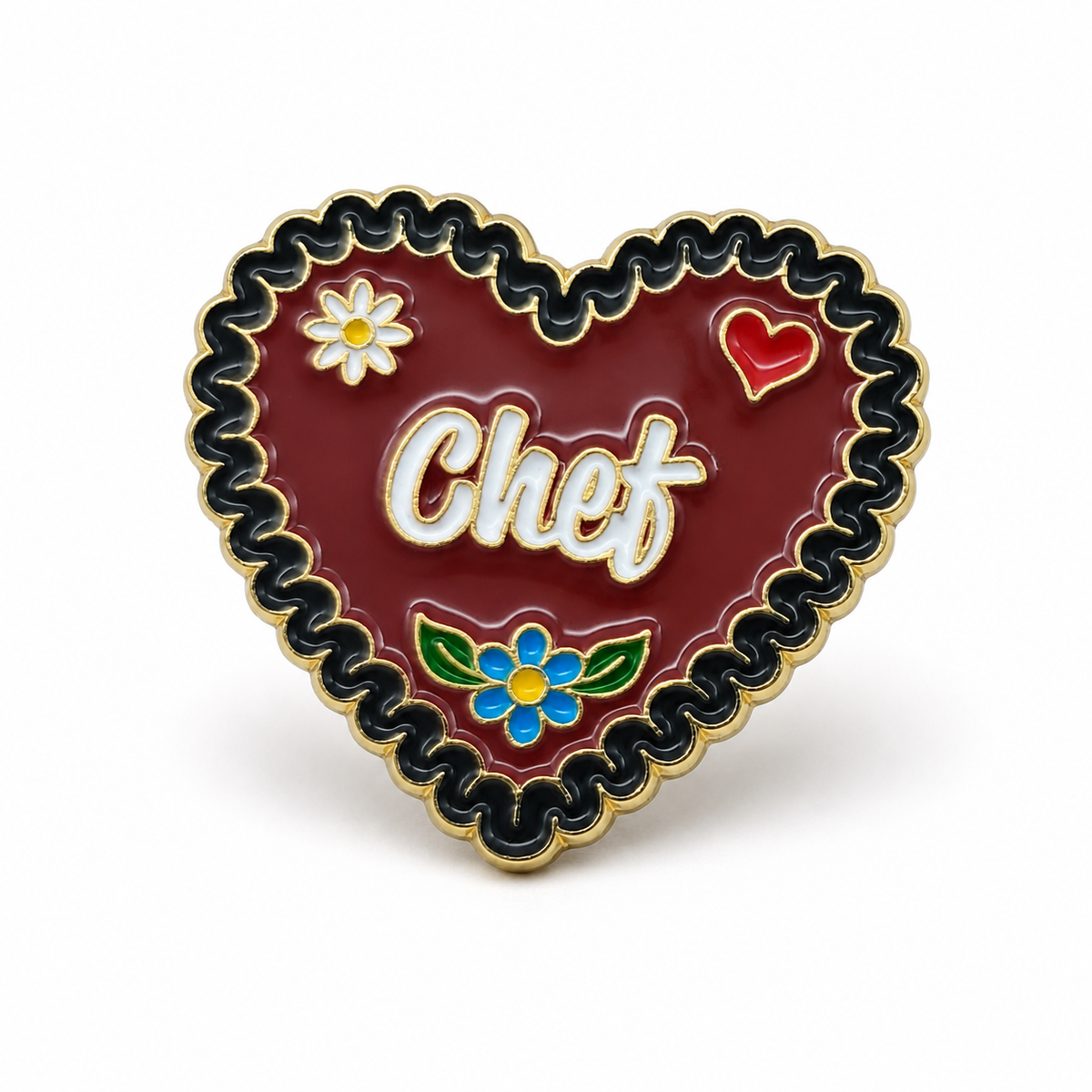 Anstecker Lebkuchenherz Chef
