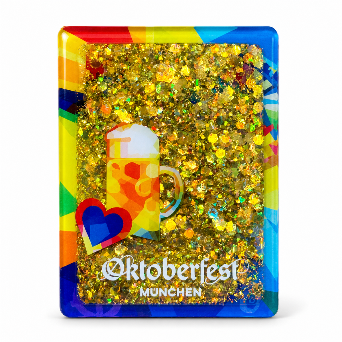 Oktoberfest™ Magnet Glitzerstaub Jahresmotiv 2026