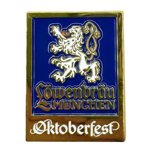 Oktoberfest™ Pin Löwenbräu Logo Blau