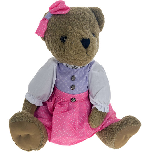 Bavarian Teddy Bear Resi Tracht Dirndl, 30 cm