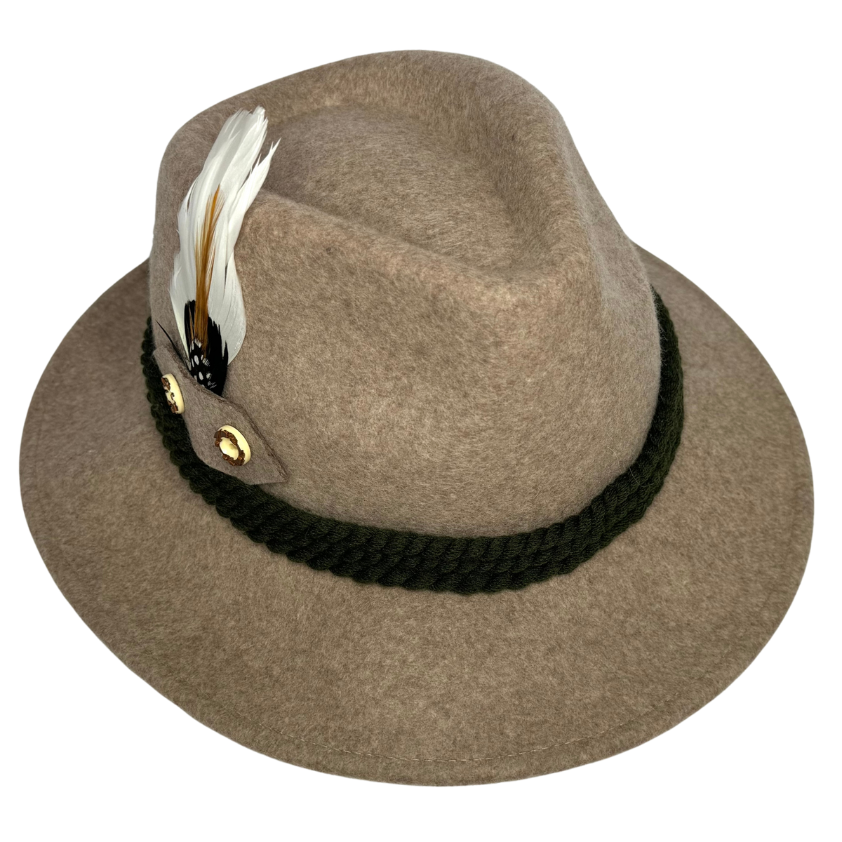 Traditional hat hunter mottled green