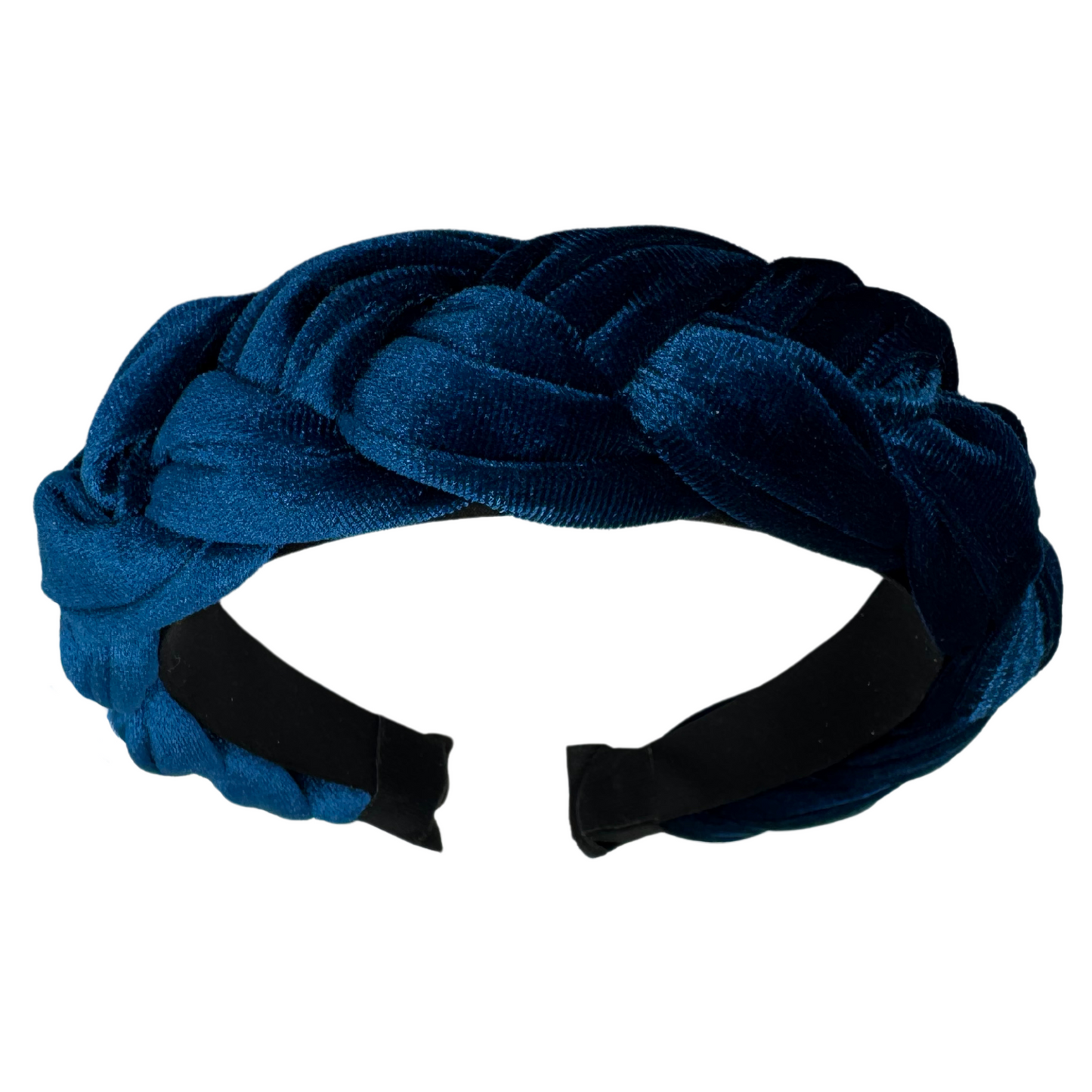 Haarreif Samt Tiefblau