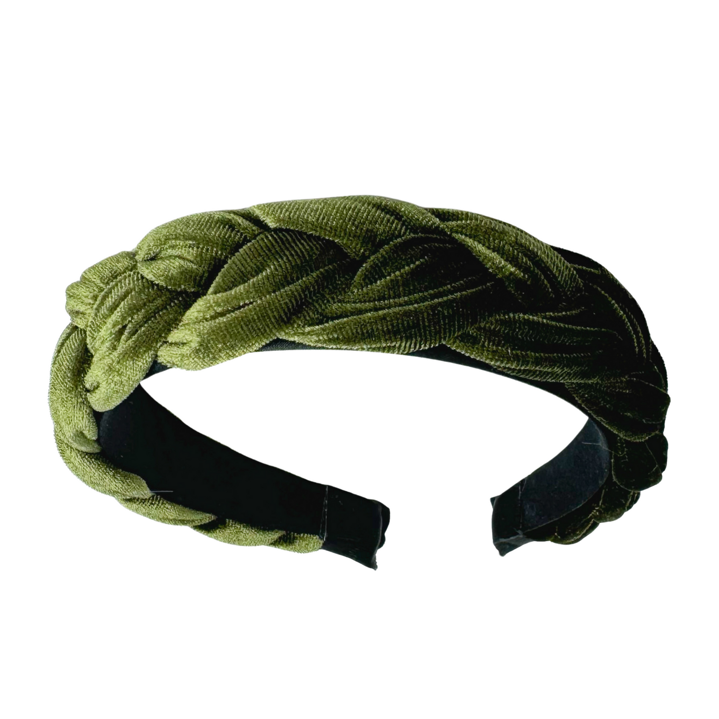 Haarreif Samt Tiefgrün