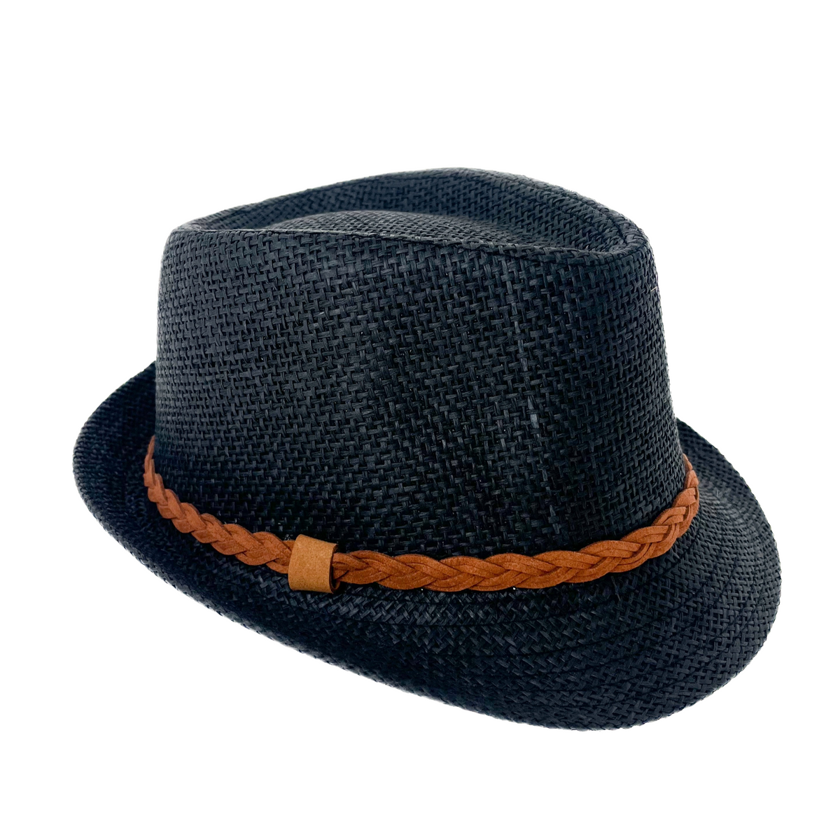 Trachtenstrohhut Schwarz
