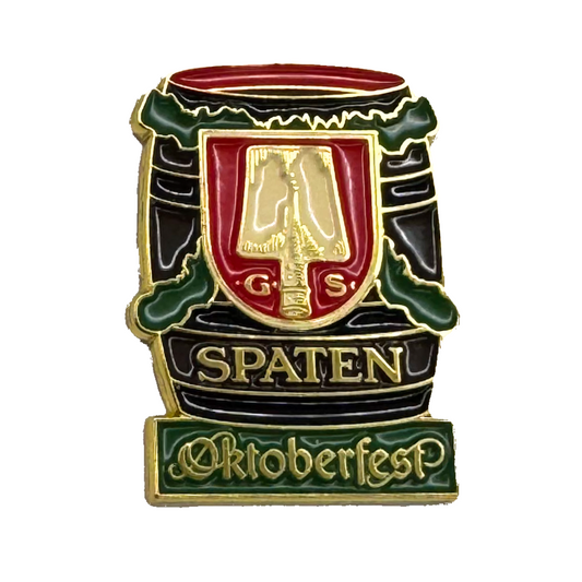 Oktoberfest™ Pin Spaten Holzfass