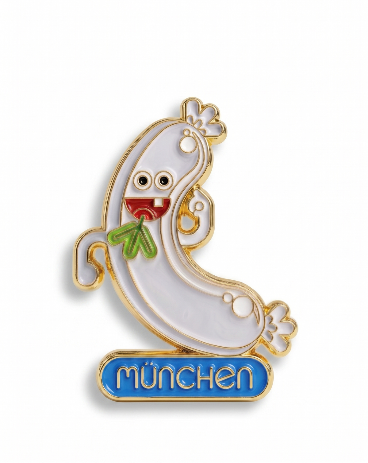 Anstecker Funnynauts München Wursti