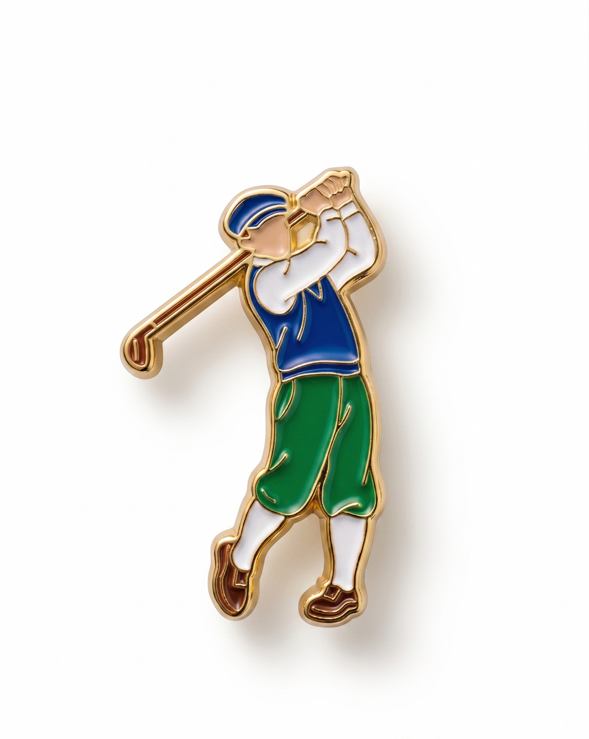Anstecker Golfer