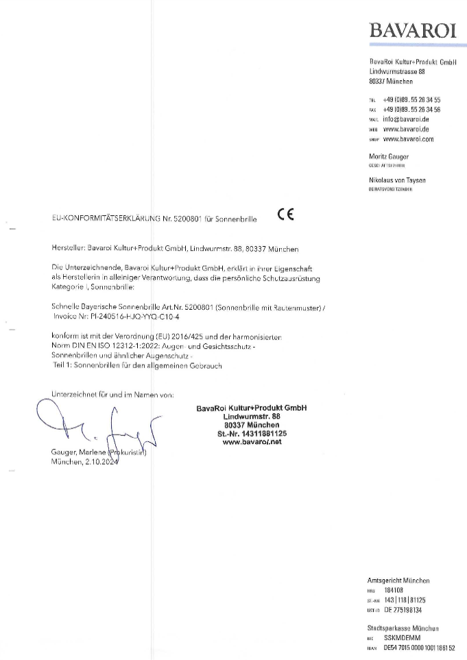 Schnelle Brille Weiß-Blau