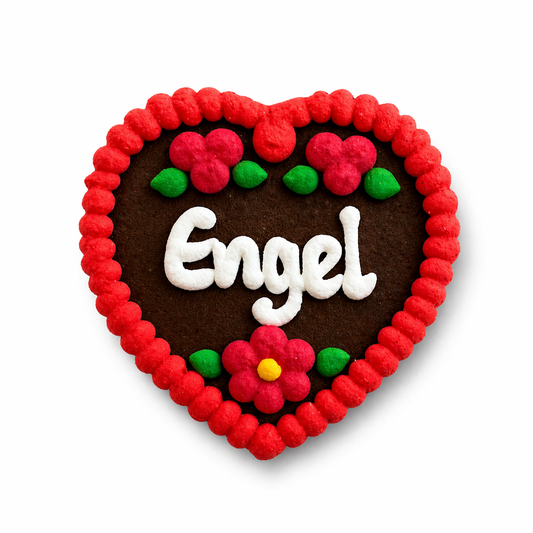 Edle Trachtenfilzherzen - Engel
