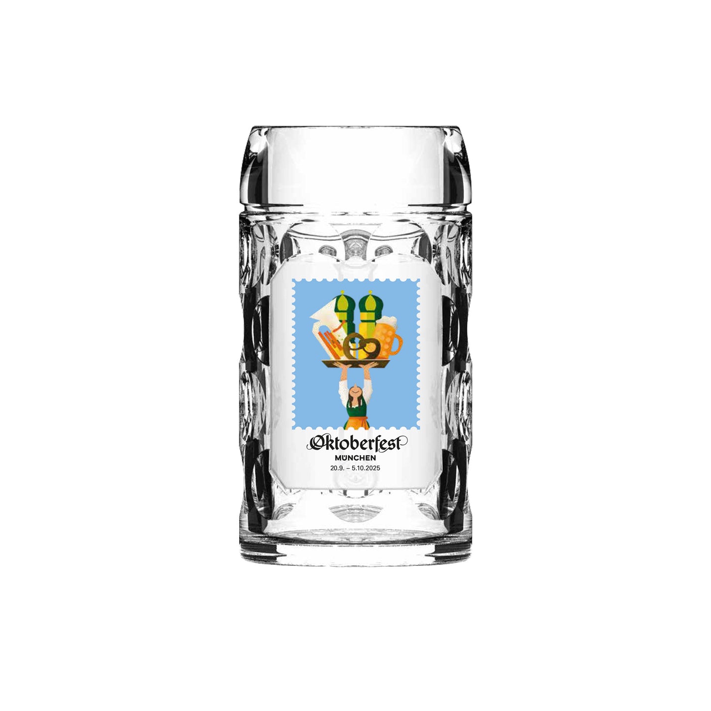 Oktoberfest™ Glaskrug Halbe 2025