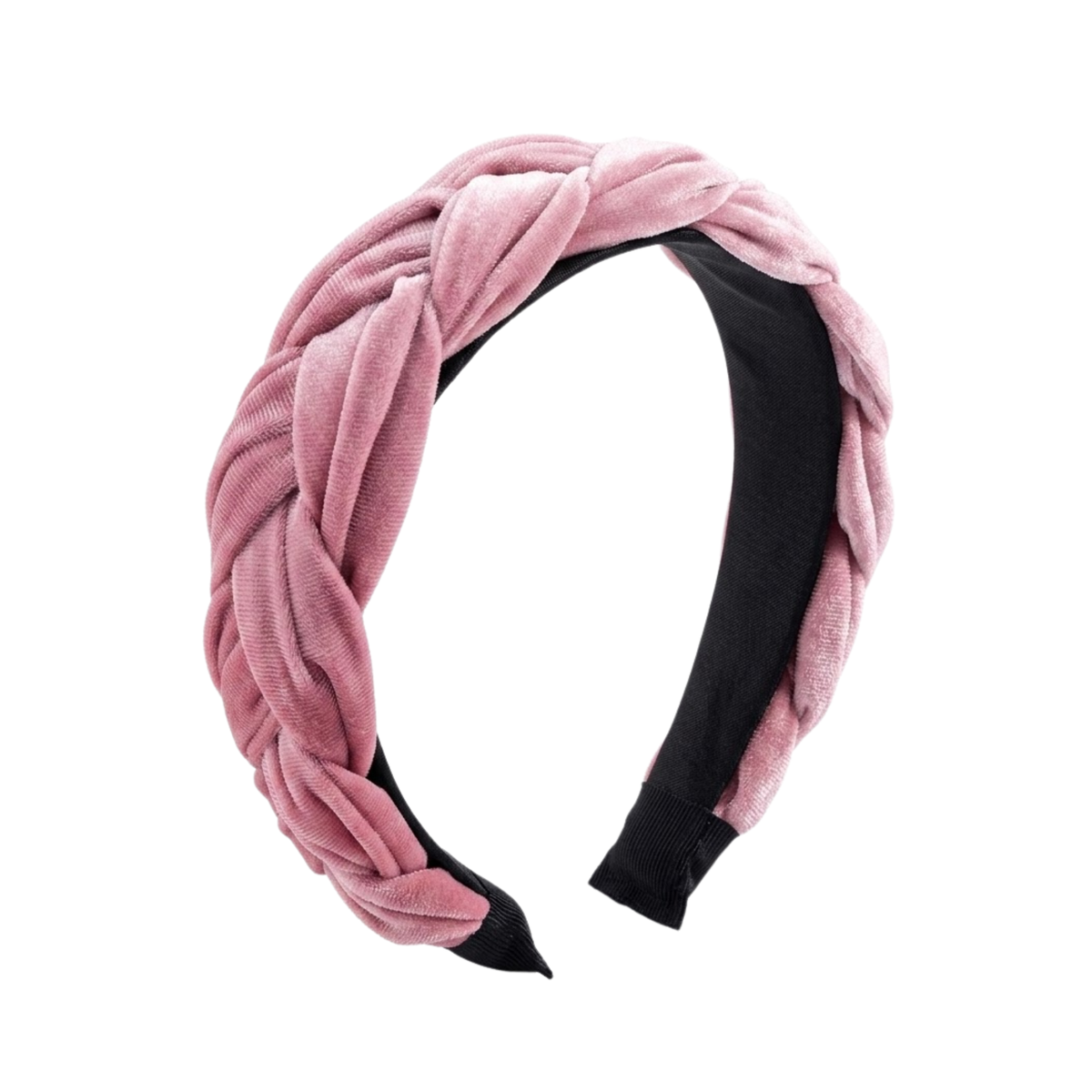 Haarreif Samt Rosa