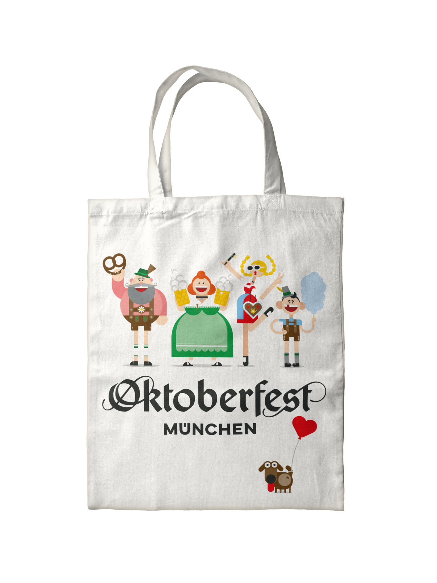 jute bag Oktoberfest "Happy Bavaria"