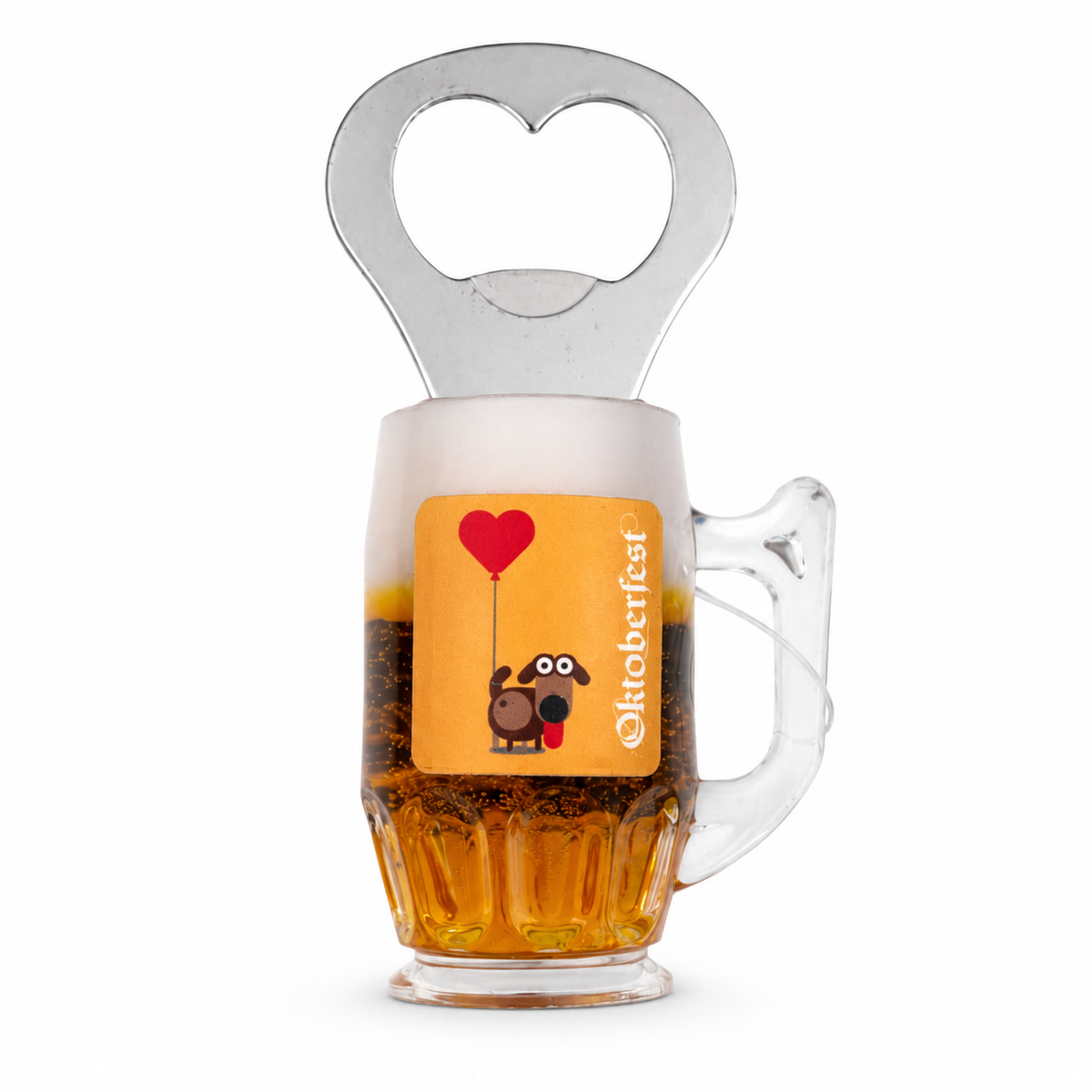 Oktoberfest™ Magnet Isarseidl Happy Bayern Waldi