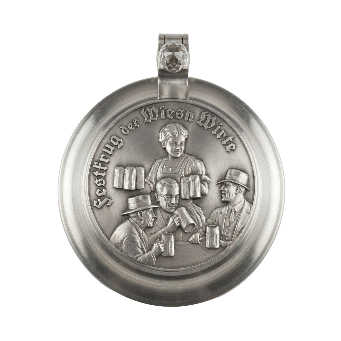 Wiesn Wirte Krug 2026 echt Salzglasiert mit Zinndeckel