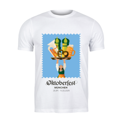 Oktoberfest™ Shirt Jahresmotiv 2025 Weiß