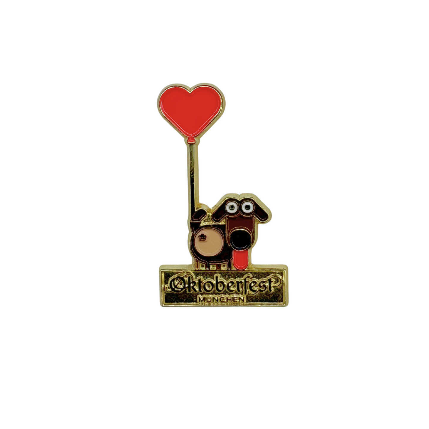 Oktoberfest München™ Happy Bayern Pin Waldi