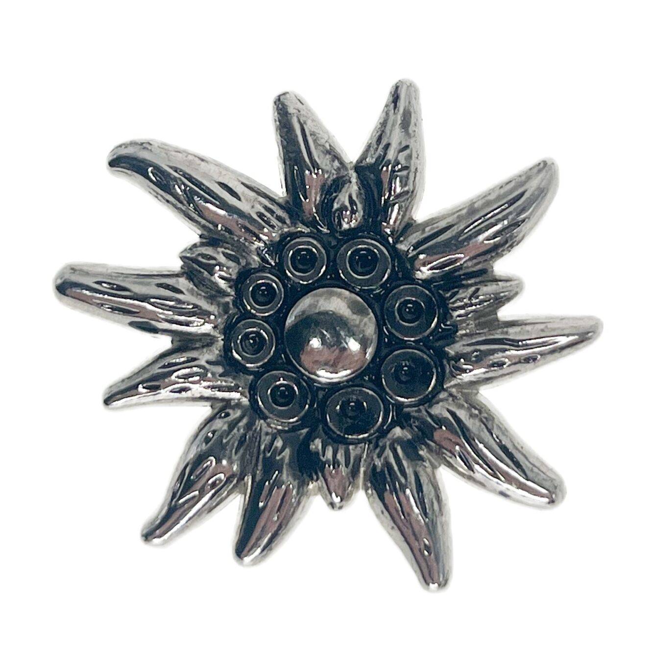 Pin Edelweiss Silver