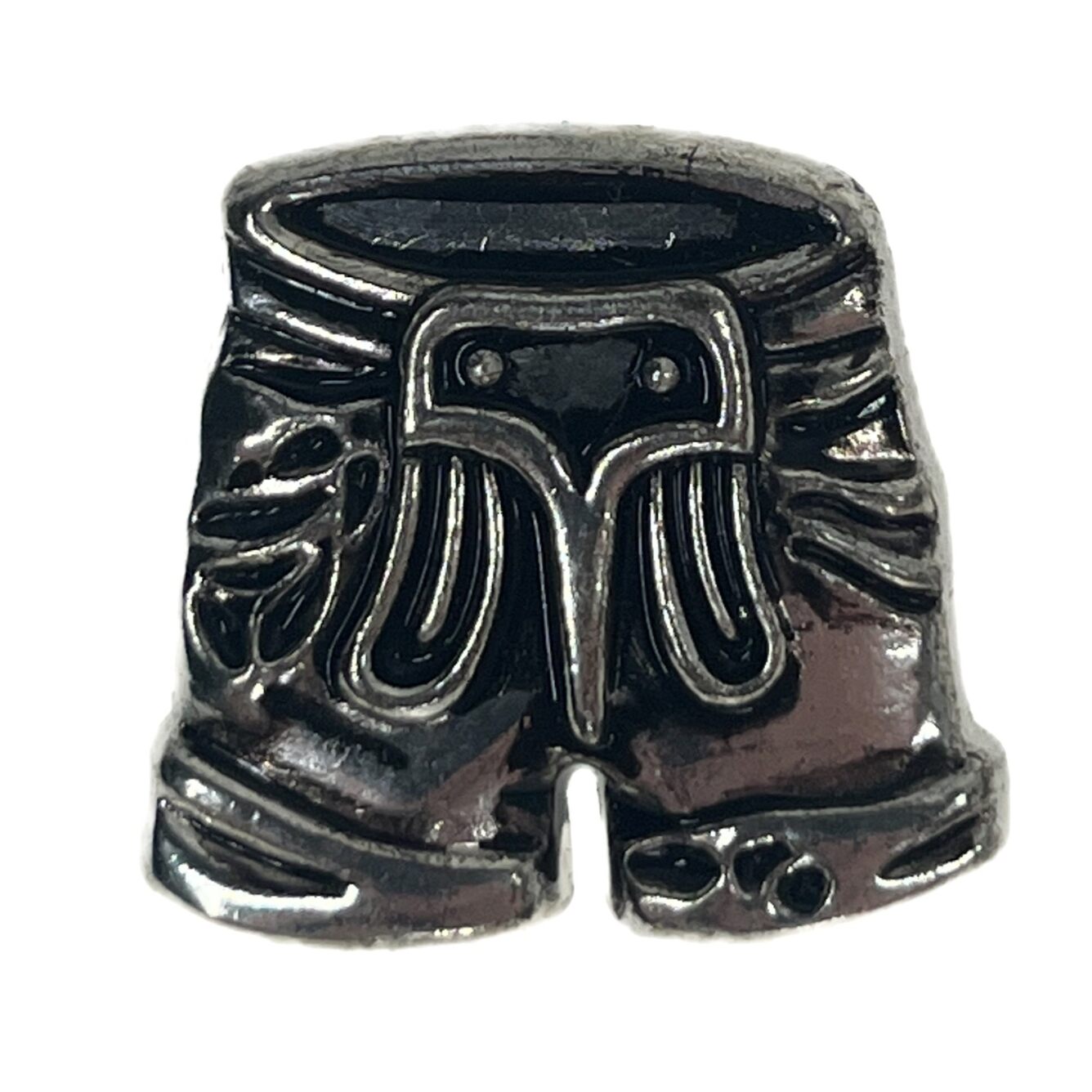 Pin Lederhose Silver