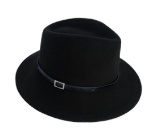 traditional hunter hat black