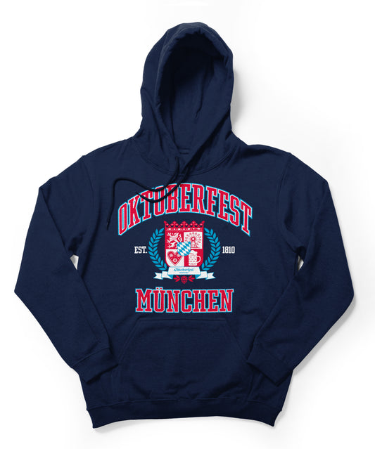 Hoodie College Oktoberfest blue