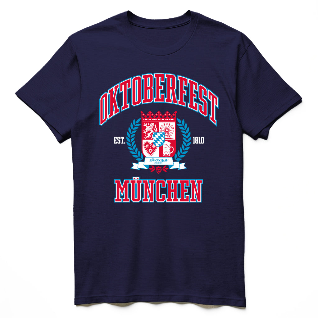 T-Shirt College Oktoberfest blue