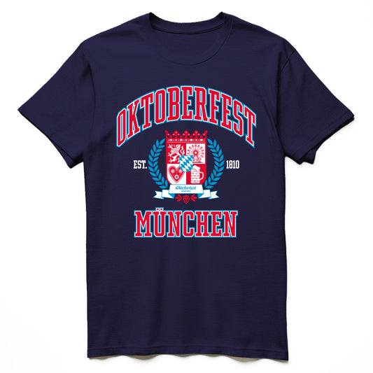 T-Shirt College Oktoberfest blue