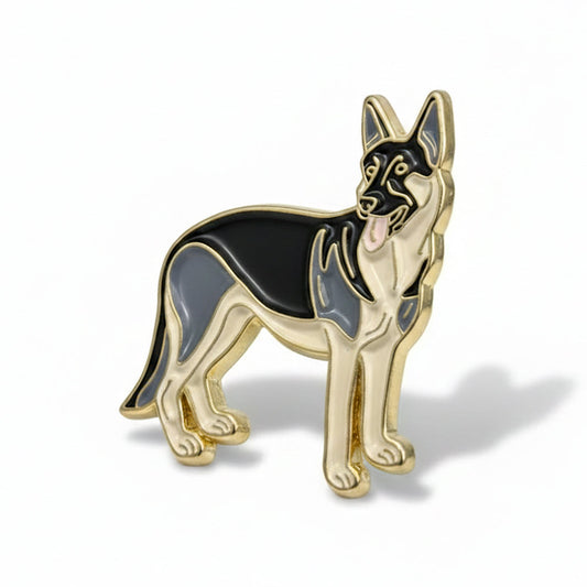 Anstecker Schäferhund