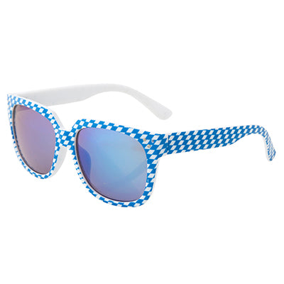 Bavarian diamond sunglasses mirrored blue