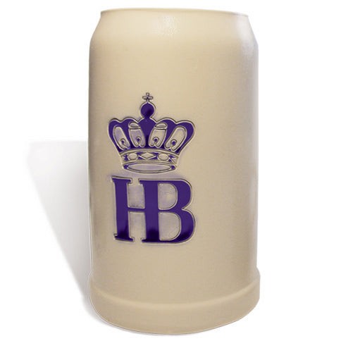 Hofbräuhaus Bierkrug HB salzglasiert 1,0l