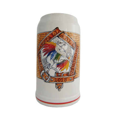 Marstall Steinkrug 1l 2018 with pewter lid