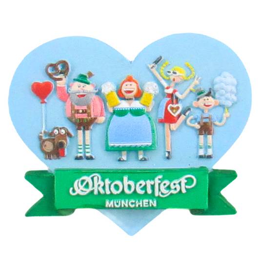 Oktoberfest™ Polymagnet Happy Bayern Gruppe