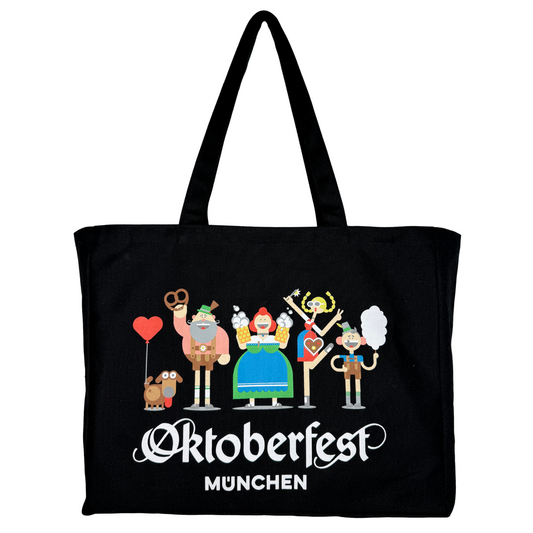 Oktoberfest™ Shopper Happy Bayern Schwarz