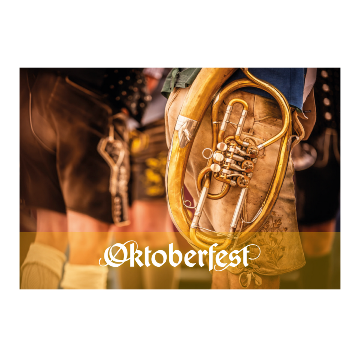 Oktoberfest™ Fotomagnet Musiker