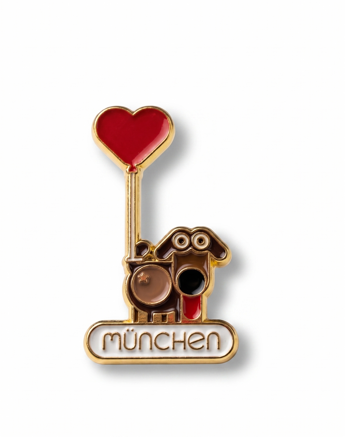 Anstecker Funnynauts München Waldi