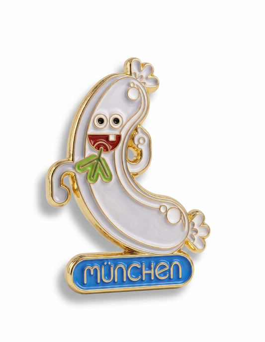 Anstecker Funnynauts München Wursti