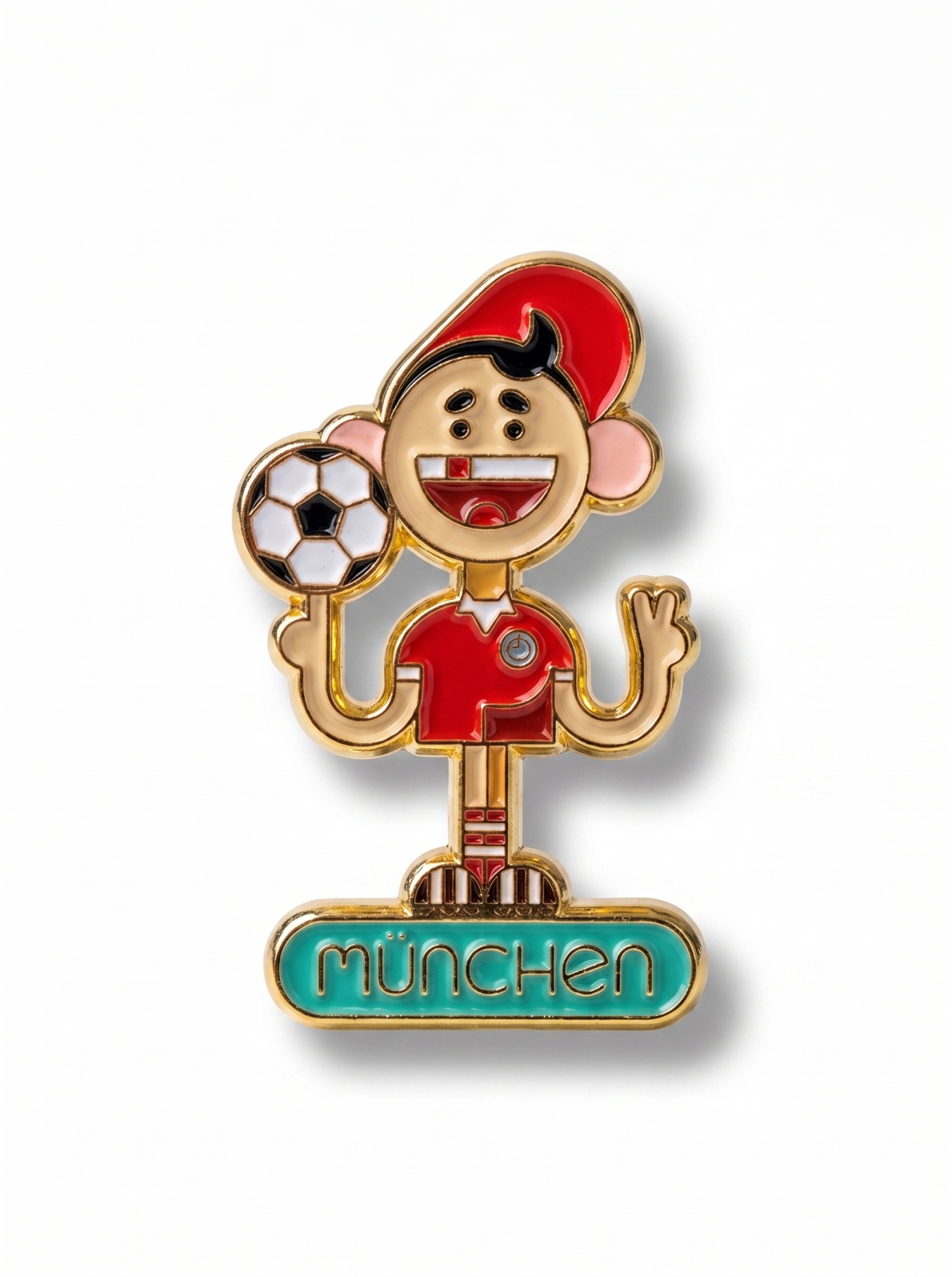 Anstecker Funnynauts München Fussi