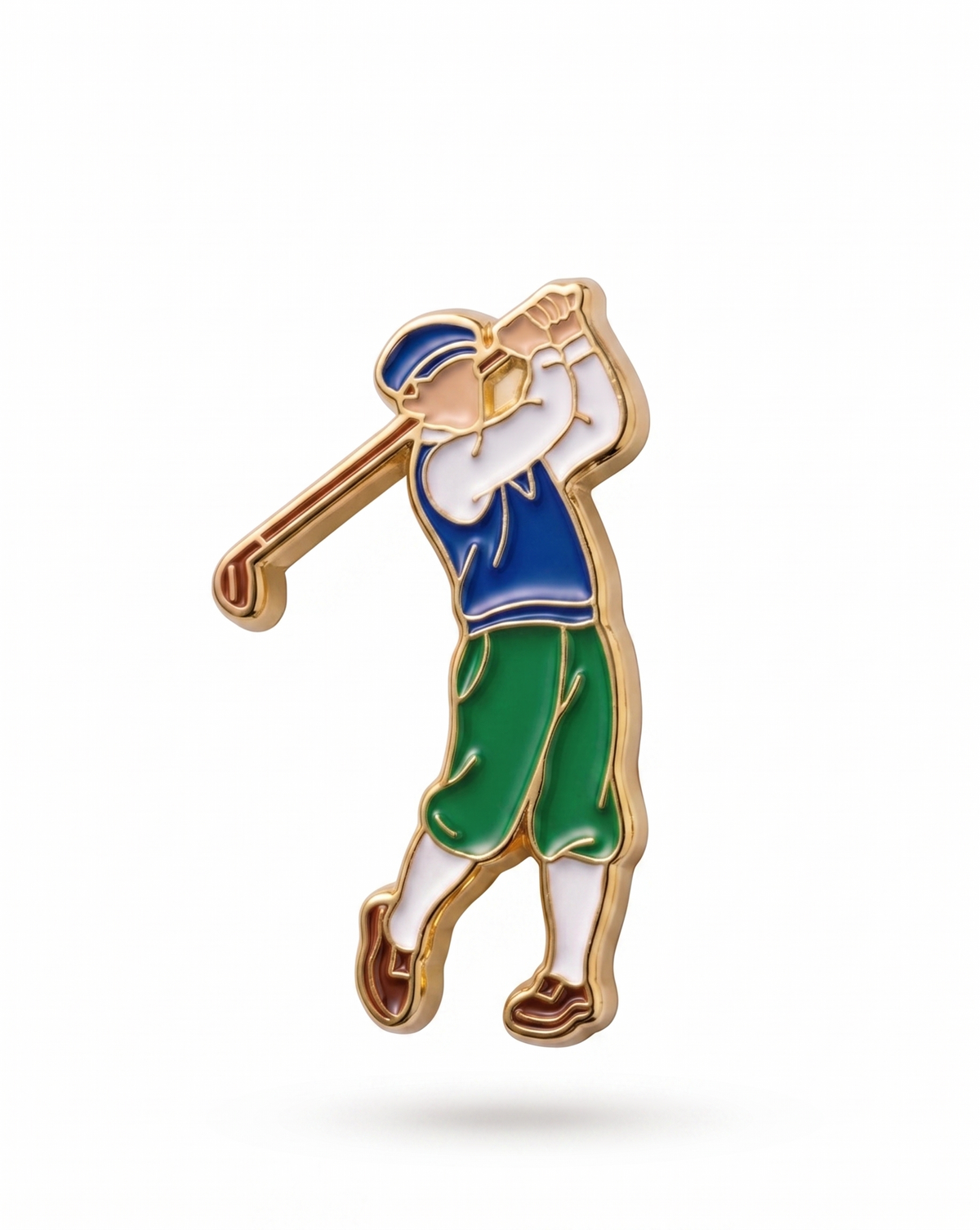 Anstecker Golfer