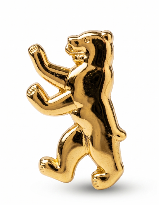 Anstecker Bär gold