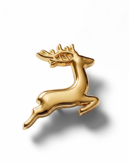 Anstecker Hirsch gold